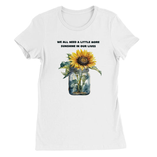 ღ Botanical Sunshine | Cottage core Unisex crewneck t-shirt ღ