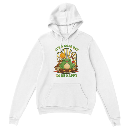 ღ It's A Good Day To Be Happy | Cottage core Unisex Pullover Hoodie ღ