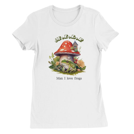 ღ Man I Love Frogs! | Cottage core Unisex crewneck t-shirt ღ