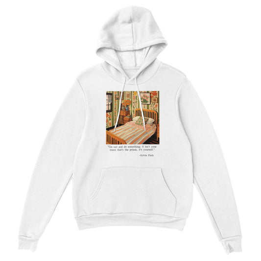 ღ Stuck In Your Bedroom | Cottage core Unisex Pullover Hoodie ღ