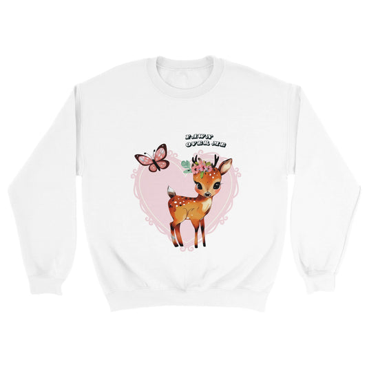 ღ Fawn Over Me | Cottage core Unisex crewneck sweatshirt ღ