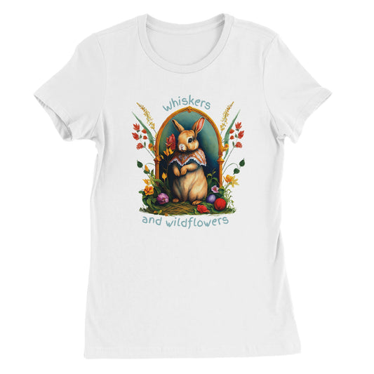 ღ Whiskers And Wildflowers | Cottage core Unisex crewneck t-shirt ღ