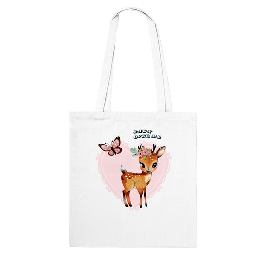 ღ Fawn Over Me | Cottage core tote bag ღ