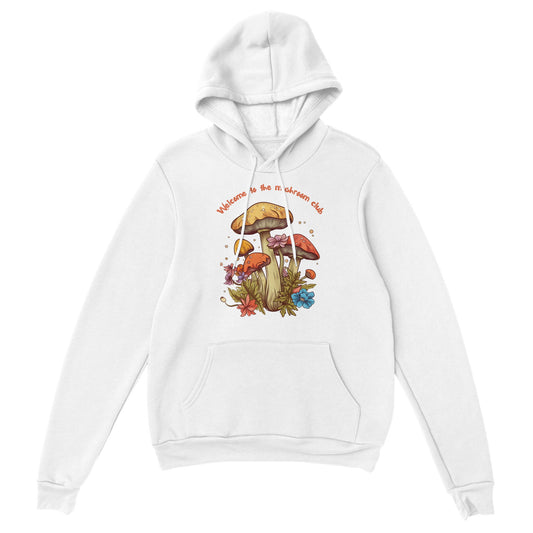 ღ Welcome To The Mushroom Club | Cottage core Unisex Pullover Hoodie ღ