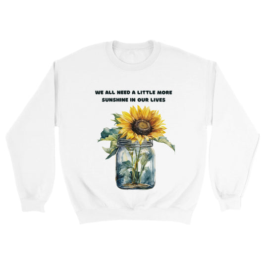 ღ Botanical Sunshine | Cottage core Unisex crewneck sweatshirt ღ