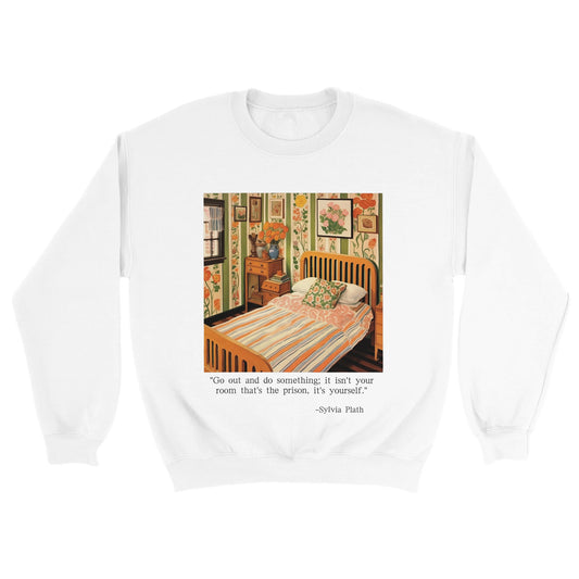 ღ Stuck In Your Bedroom | Cottage core Unisex crewneck sweatshirt ღ